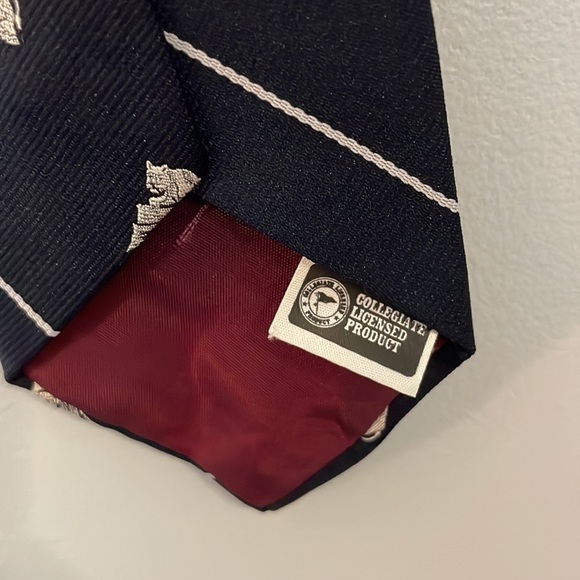 Penn State Shops On Campus Poly Silk Blend Nittany Lions Football Tie - Picture 14 of 14